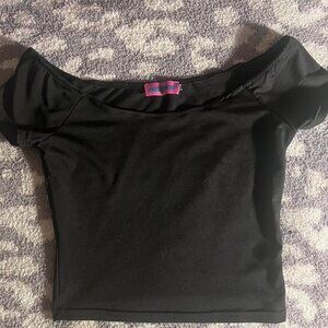Edikted Women's Black Crop-top